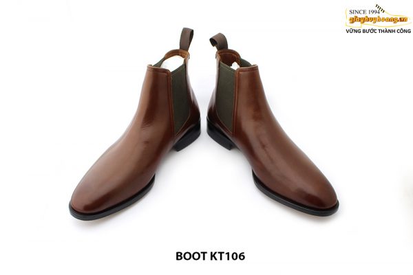 [Outlet size 41] Giày da nam cổ cao thanh lịch Chelsea Boot KT106 007