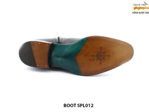 [Outlet size 44] Giày da nam cao cấp Zip Boot SPL012 0005