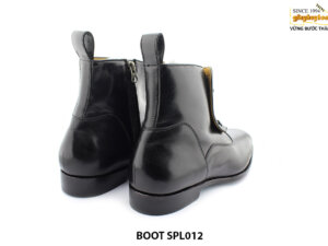[Outlet size 44] Giày da nam cao cấp Zip Boot SPL012 0004