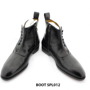 [Outlet size 44] Giày da nam cao cấp Zip Boot SPL012 0003