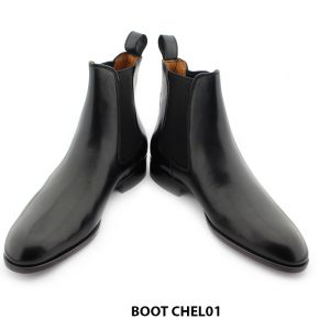 [Outlet] Giày da nam cổ cao đế khâu Chelsea Boot CHEL01 003