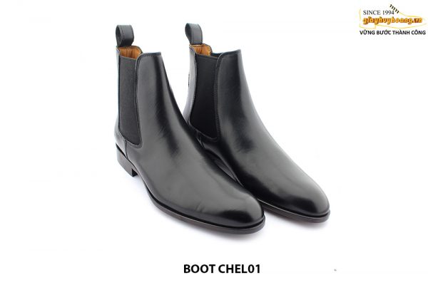 [Outlet] Giày da nam cổ cao đế khâu Chelsea Boot CHEL01 002