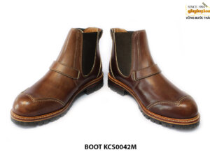 [Outlet size 41] Giày da nam cổ cao Boot KCS0042M 003