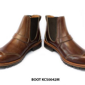 [Outlet size 41] Giày da nam cổ cao Boot KCS0042M 003