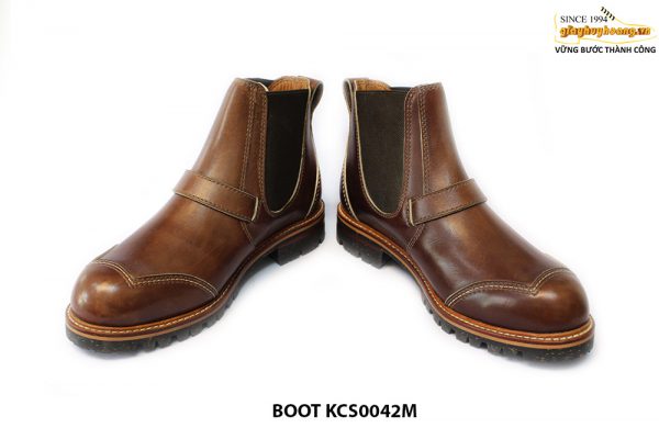 [Outlet size 41] Giày da nam cổ cao Boot KCS0042M 003
