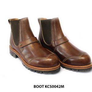 [Outlet size 41] Giày da nam cổ cao Boot KCS0042M 002