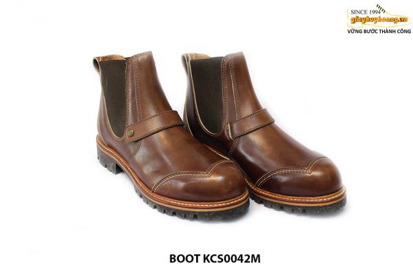 [Outlet size 41] Giày da nam cổ cao Boot KCS0042M 002