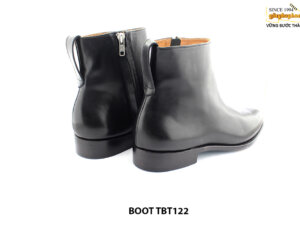 [Outlet size 46] Giày da nam cổ cao dây kéo Zip Boot TBT122 0004