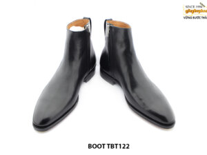 [Outlet size 46] Giày da nam cổ cao dây kéo Zip Boot TBT122 0003