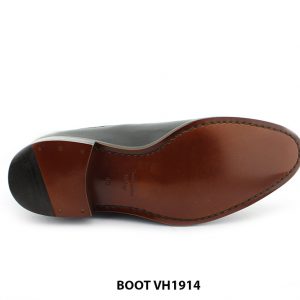 [Outlet size 39] Giày da nam cổ cao hàng hiệu Chelsea Boot VH1914 005