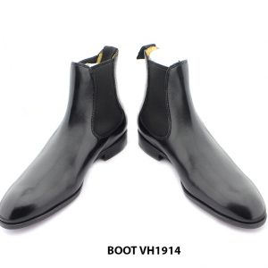 [Outlet size 39] Giày da nam cổ cao hàng hiệu Chelsea Boot VH1914 003