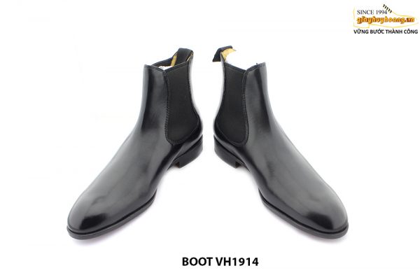 [Outlet size 39] Giày da nam cổ cao hàng hiệu Chelsea Boot VH1914 003
