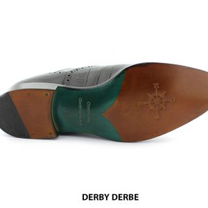 [Outlet Size 40] Giày da nam thủ công chính hãng Derby DERBE 007