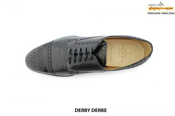 [Outlet Size 40] Giày da nam thủ công chính hãng Derby DERBE 002