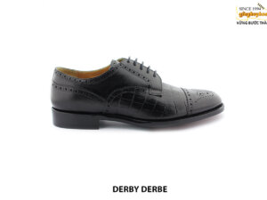 [Outlet Size 40] Giày da nam thủ công chính hãng Derby DERBE 001