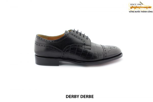 [Outlet Size 40] Giày da nam thủ công chính hãng Derby DERBE 001