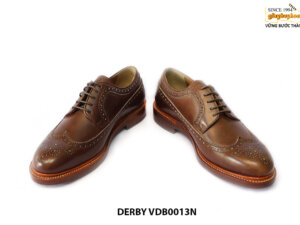 [Outlet Size 41] Giày da nam Wingtips Derby VDB0013M 006