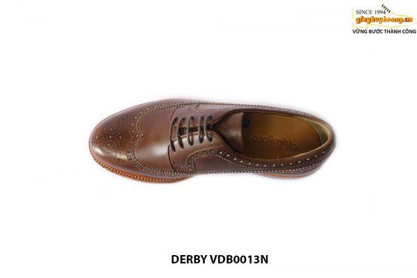 [Outlet Size 41] Giày da nam Wingtips Derby VDB0013M 004