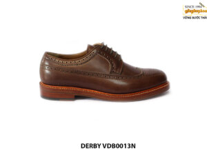 [Outlet Size 41] Giày da nam Wingtips Derby VDB0013M 001
