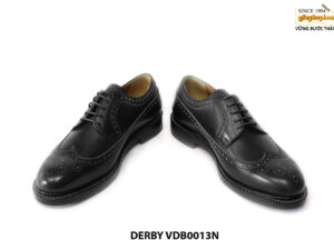 [Outlet Size 41] Giày da nam Wingtips Derby VDB0013M 003