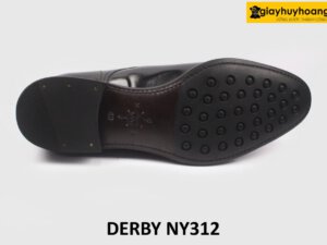 [Size 40] Giày da nam buộc dây đế cao su Derby NY312 006