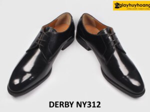 [Size 40] Giày da nam buộc dây đế cao su Derby NY312 004