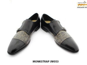 [Outlet size 46] Giày da nam 2 khoá size to Monkstrap JW043 004
