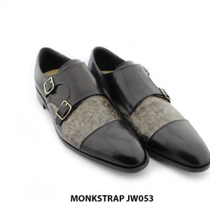[Outlet size 46] Giày da nam 2 khoá size to Monkstrap JW043 003