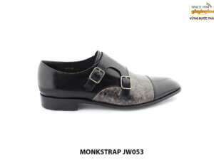 [Outlet size 46] Giày da nam 2 khoá size to Monkstrap JW043 001