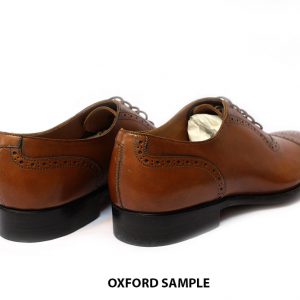 [Outlet size 41] Giày tây nam đế da bò Brogues Oxford Sample 005