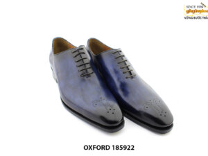 [Outlet size 44] Giày da nam màu Navy tuyệt đẹp Oxford 185922 003