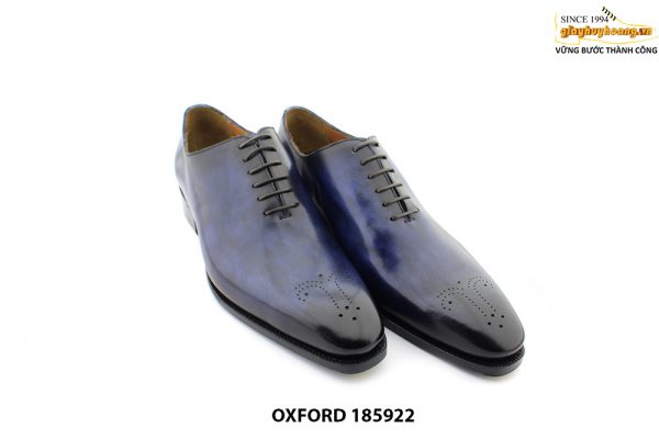 [Outlet size 44] Giày da nam màu Navy tuyệt đẹp Oxford 185922 003