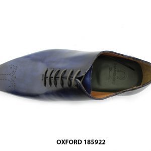 [Outlet size 44] Giày da nam màu Navy tuyệt đẹp Oxford 185922 002