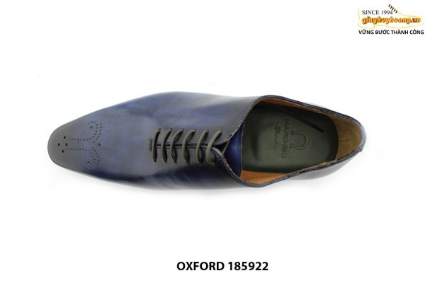 [Outlet size 44] Giày da nam màu Navy tuyệt đẹp Oxford 185922 002