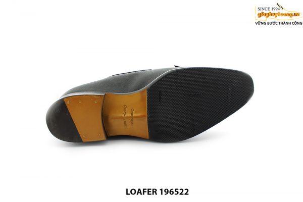 [Outlet size 38] Giày lười nam cao cấp da Saffiano Loafer 196522 006