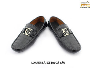 [Outlet] Giày lười nam lái xe da cá sấu cao cấp loafer 003