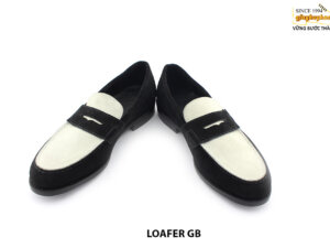 [Outlet size 40.5] Giày lười nam đen trắng cao cấp Loafer GB 004