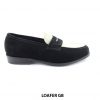 [Outlet size 40.5] Giày lười nam đen trắng cao cấp Loafer GB 001