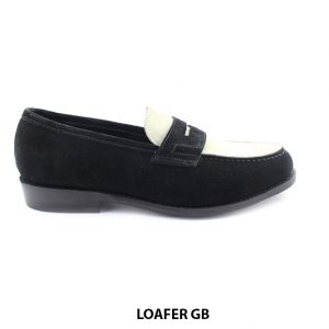 [Outlet size 40.5] Giày lười nam đen trắng cao cấp Loafer GB 001