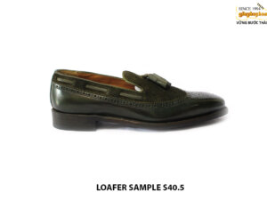 [Outlet size 40.5] Giày da nam Tassel phối da lộn Loafer Sample 001