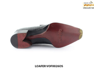 [Outlet size 41] Giày lười nam da cá sấu Loafer VOF0026OS 006