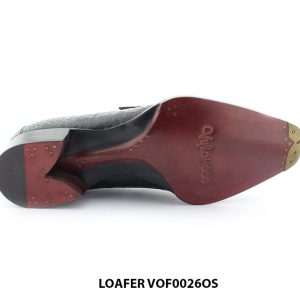 [Outlet size 41] Giày lười nam da cá sấu Loafer VOF0026OS 006