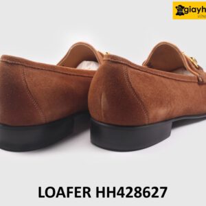 [Size 41] Giày lười nam da lộn 2 khóa Horesit Loafer HH428627 005