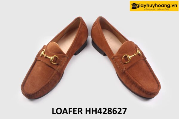 [Size 41] Giày lười nam da lộn 2 khóa Horesit Loafer HH428627 004