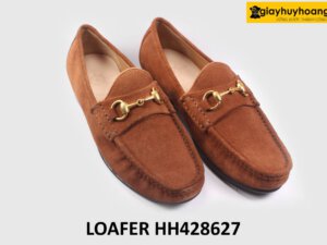 [Size 41] Giày lười nam da lộn 2 khóa Horesit Loafer HH428627 003
