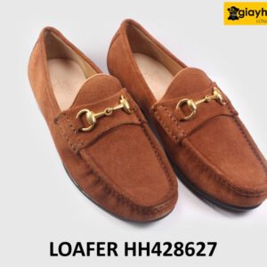 [Size 41] Giày lười nam da lộn 2 khóa Horesit Loafer HH428627 003