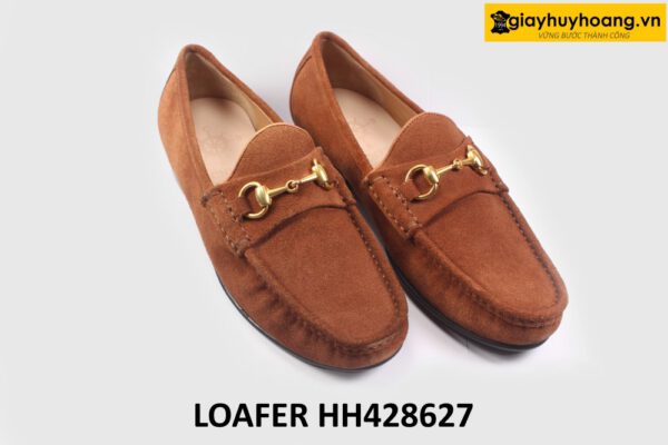 [Size 41] Giày lười nam da lộn 2 khóa Horesit Loafer HH428627 003