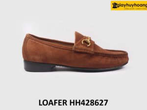 [Size 41] Giày lười nam da lộn 2 khóa Horesit Loafer HH428627 001