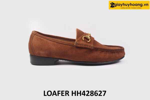 [Size 41] Giày lười nam da lộn 2 khóa Horesit Loafer HH428627 001