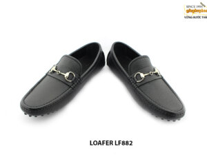 [Outlet size 39] Giày lười nam da bò vân hạt loafer LF882 004